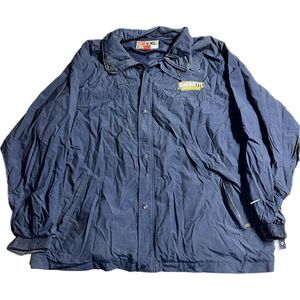 Marquette Golden Eagles Jacket Men's XXL Blue‎ Nike Basketball Coat Windbreaker